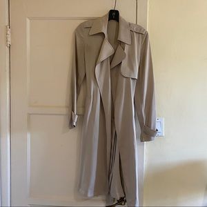 Theory Silk Trench Coat